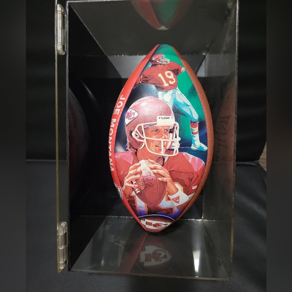 Joe Montana Sportacular Art Serigraph Football